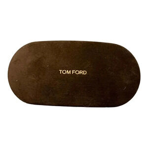 Tom Ford brown velvet sunglass case